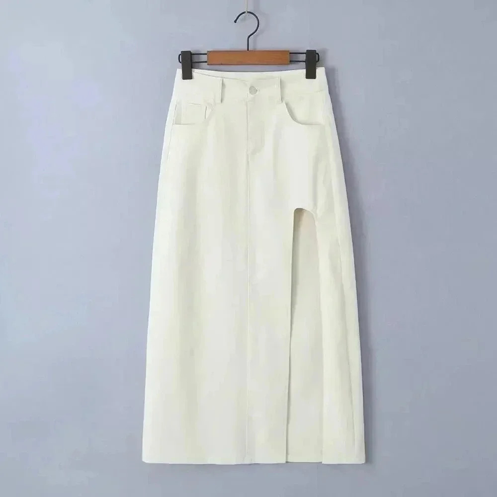 Avantlook Midi Split Skirt